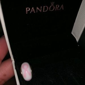 SOLD! Brand New Pandora Breast Cancer Charm